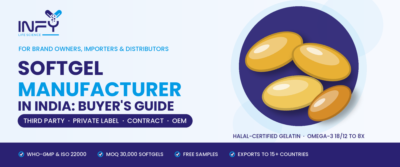 Softgel Manufacturer in India: A Buyer's Guide to Third Party, Private Label, Contract and OEM Softgels